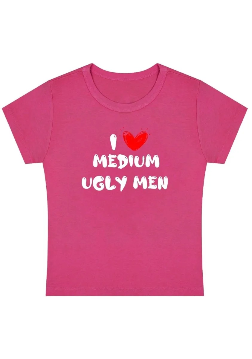 Curvy I Love Medium Baby Tee