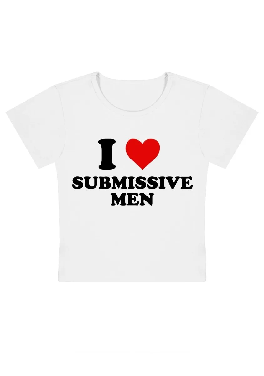 Curvy I Love S Men  Baby Tee