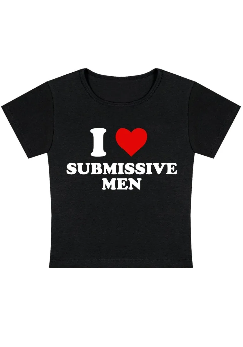 Curvy I Love S Men  Baby Tee