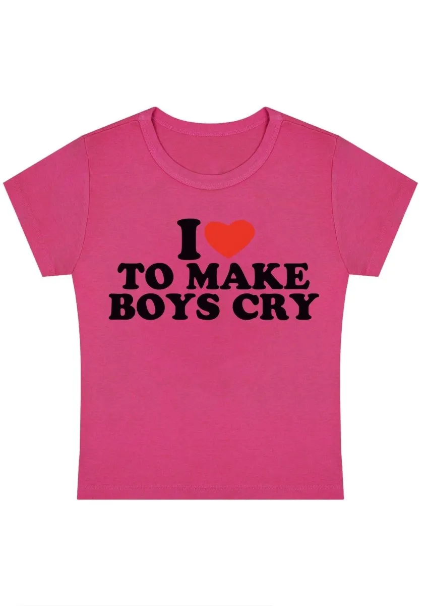 Curvy Love To Make Boys Cry Baby Tee