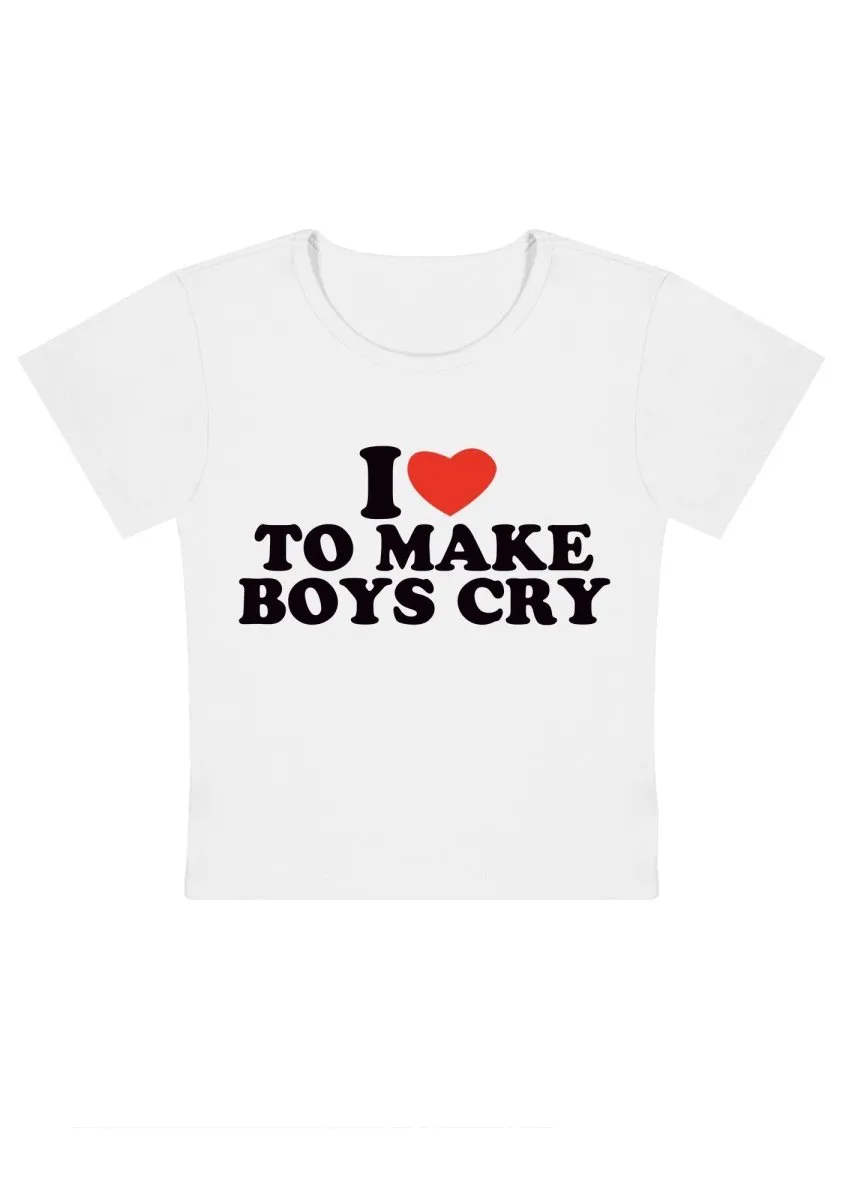 Curvy Love To Make Boys Cry Baby Tee