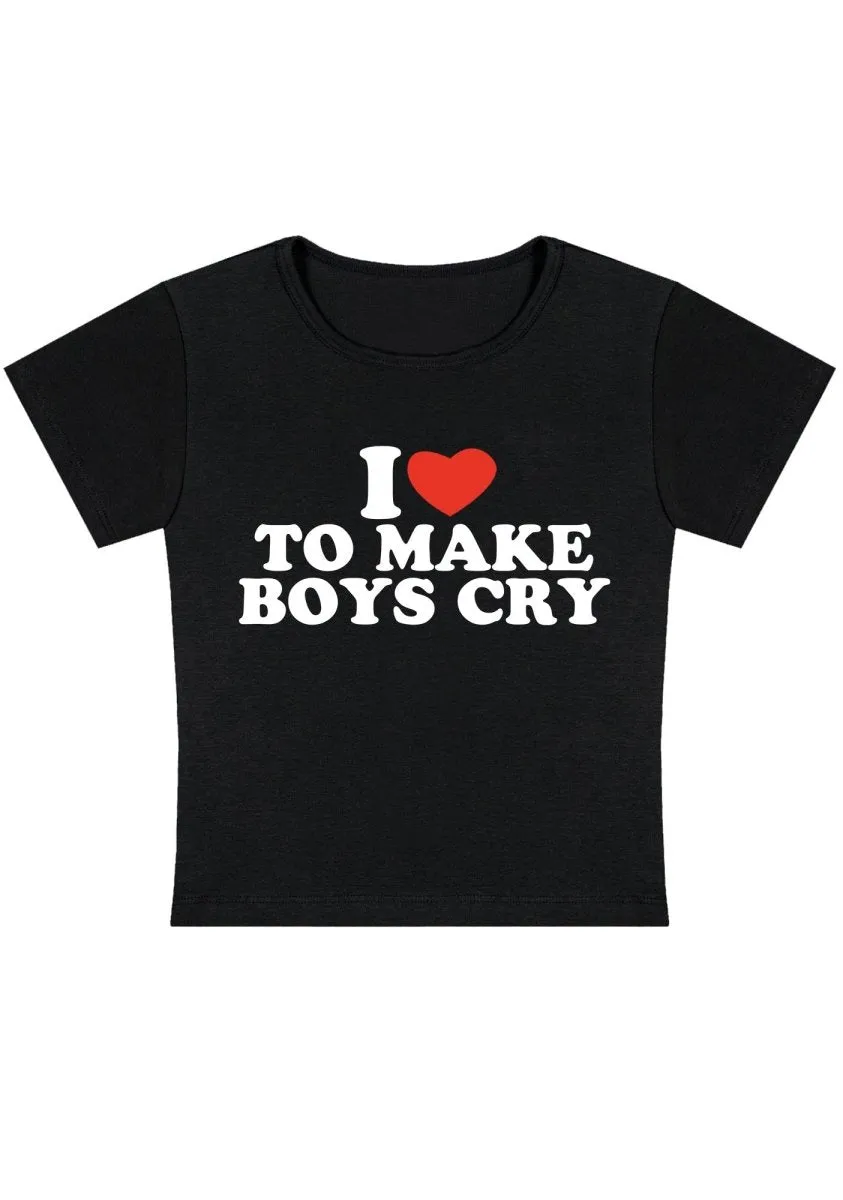 Curvy Love To Make Boys Cry Baby Tee