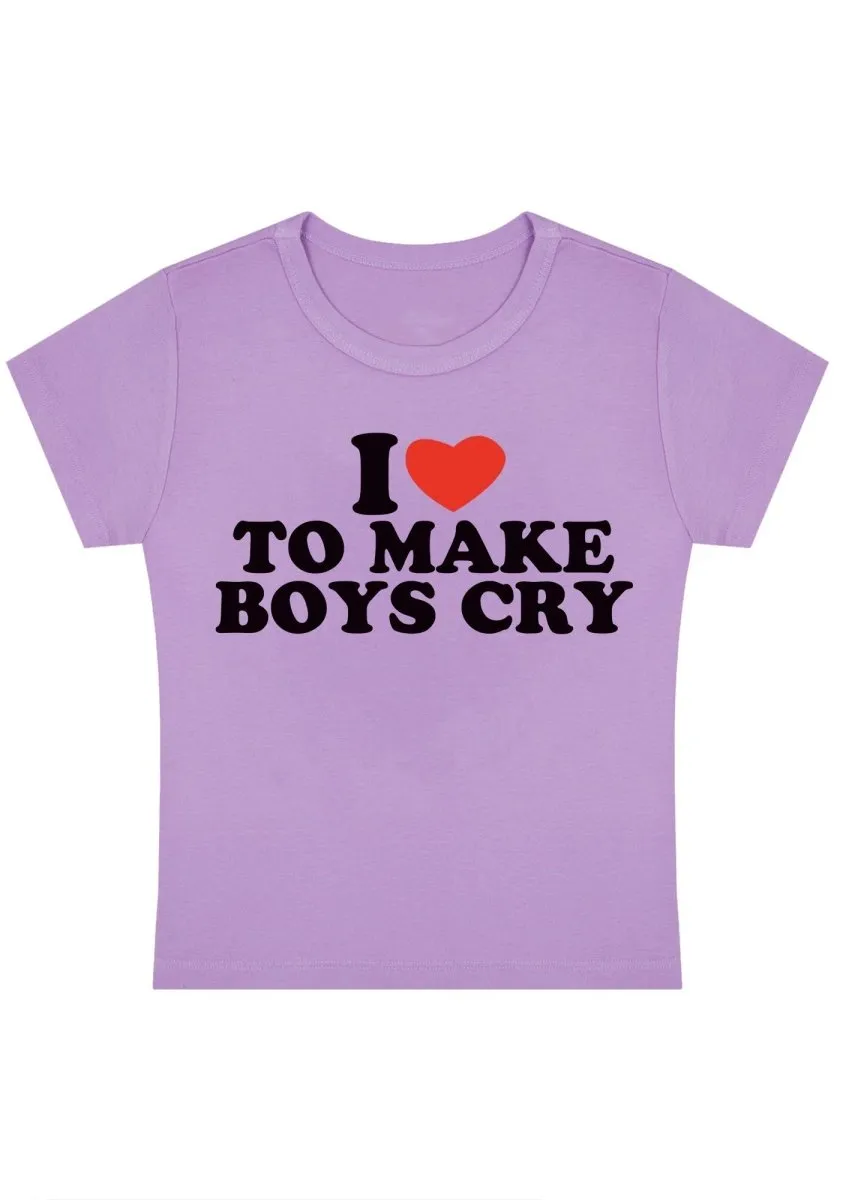 Curvy Love To Make Boys Cry Baby Tee