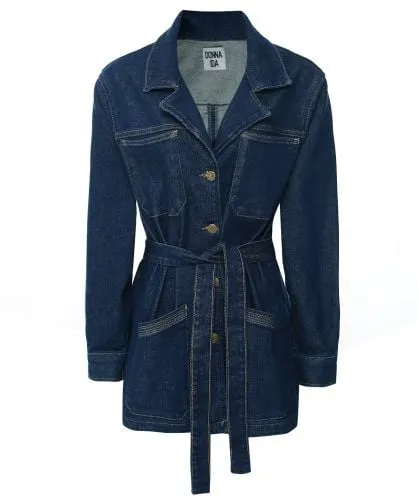 Donna Ida Dark Blue Special Agent Thornton Jacket