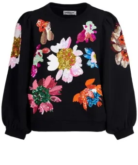 Essentiel Antwerp Enna Sequin Embroidered Sweater | Jules B