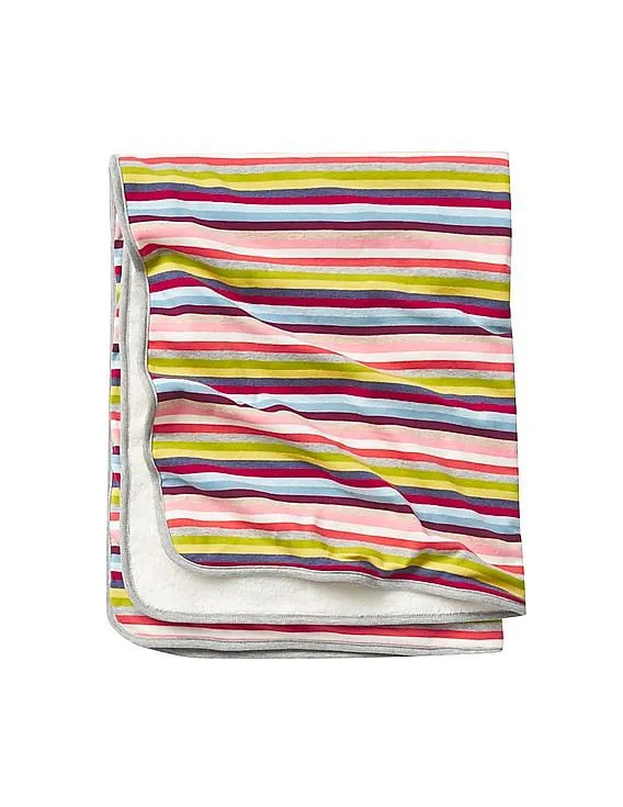 GAP Baby Multi Colour Cozy Bright Stripes Blanket