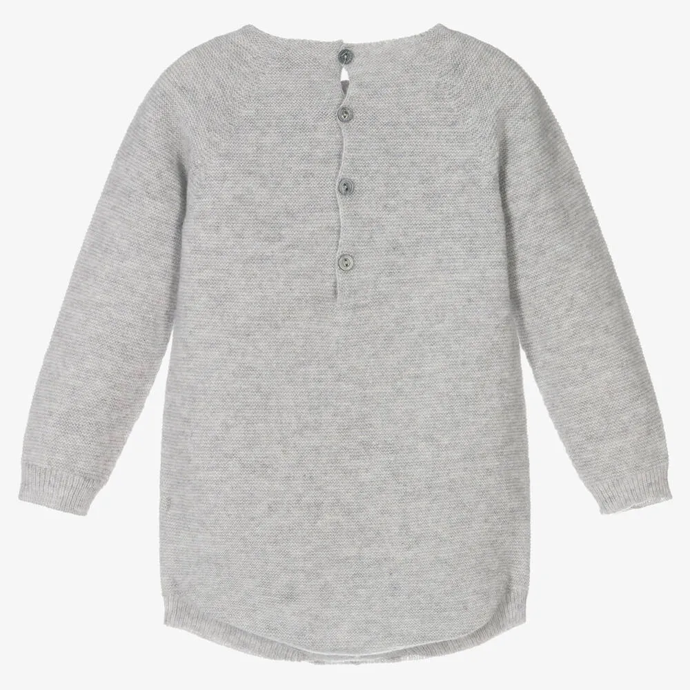 Grey Cashmere Knit Baby Shortie