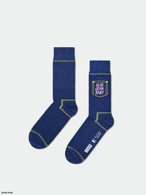 Happy Socks Socks Blue Jean Baby (blue)