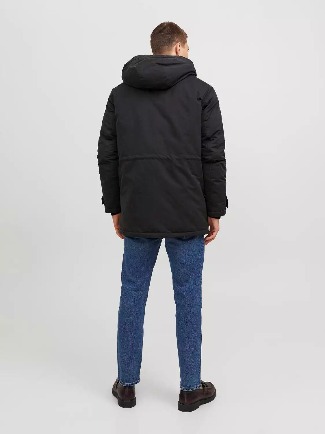 Jack & Jones Mens 'JJECLIP' Hooded Parka Jacket