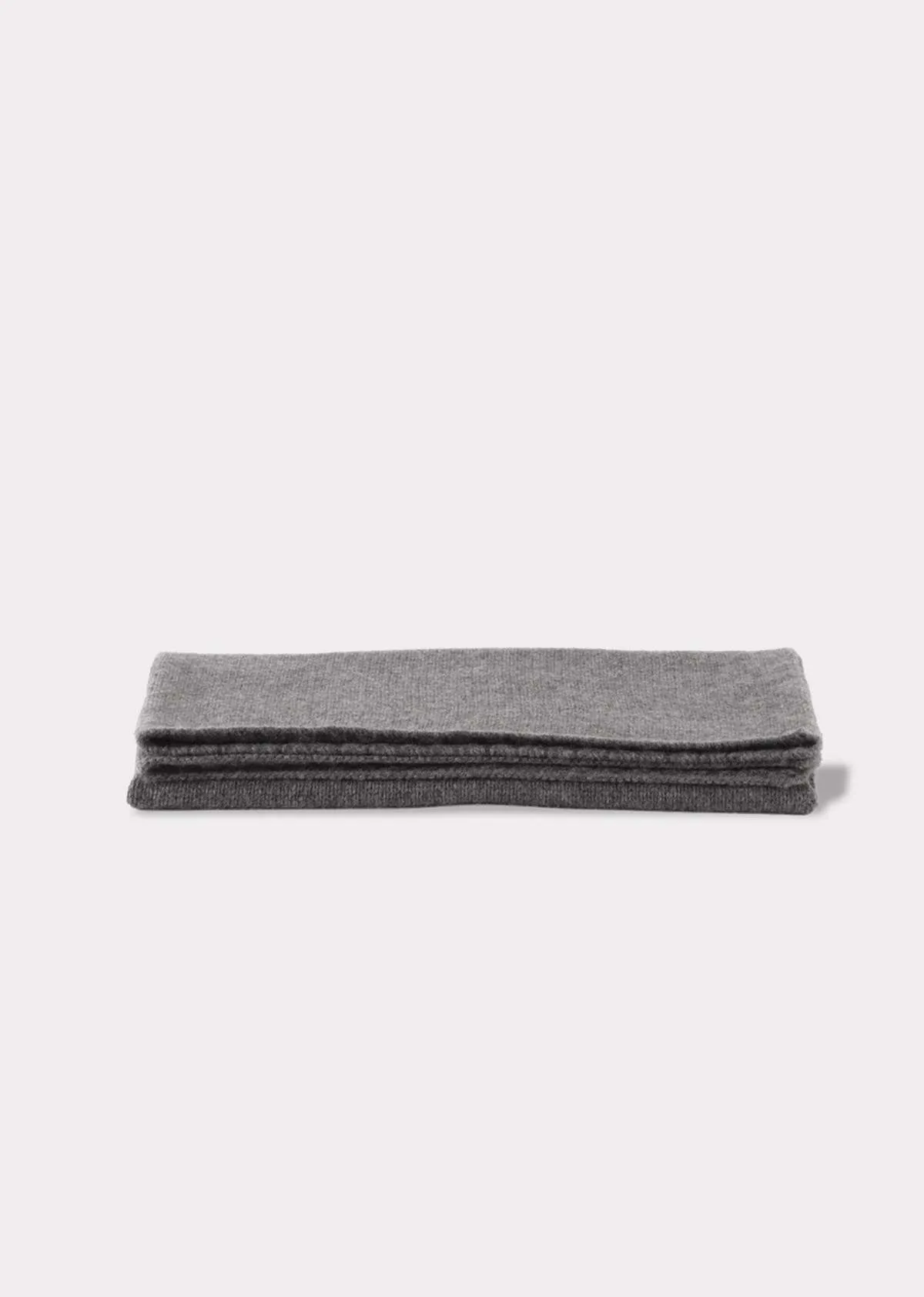 Kids Caramel BABY KNITTED BLANKET - DARK GREY