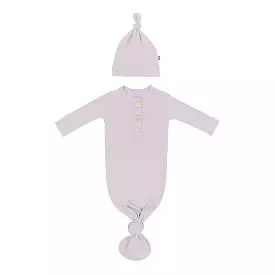 Kyte Baby - Knotted Gown with Hat Set in Wisteria