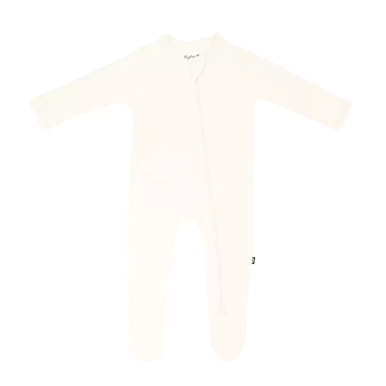 Kyte Baby - Zippered Footie in Ecru