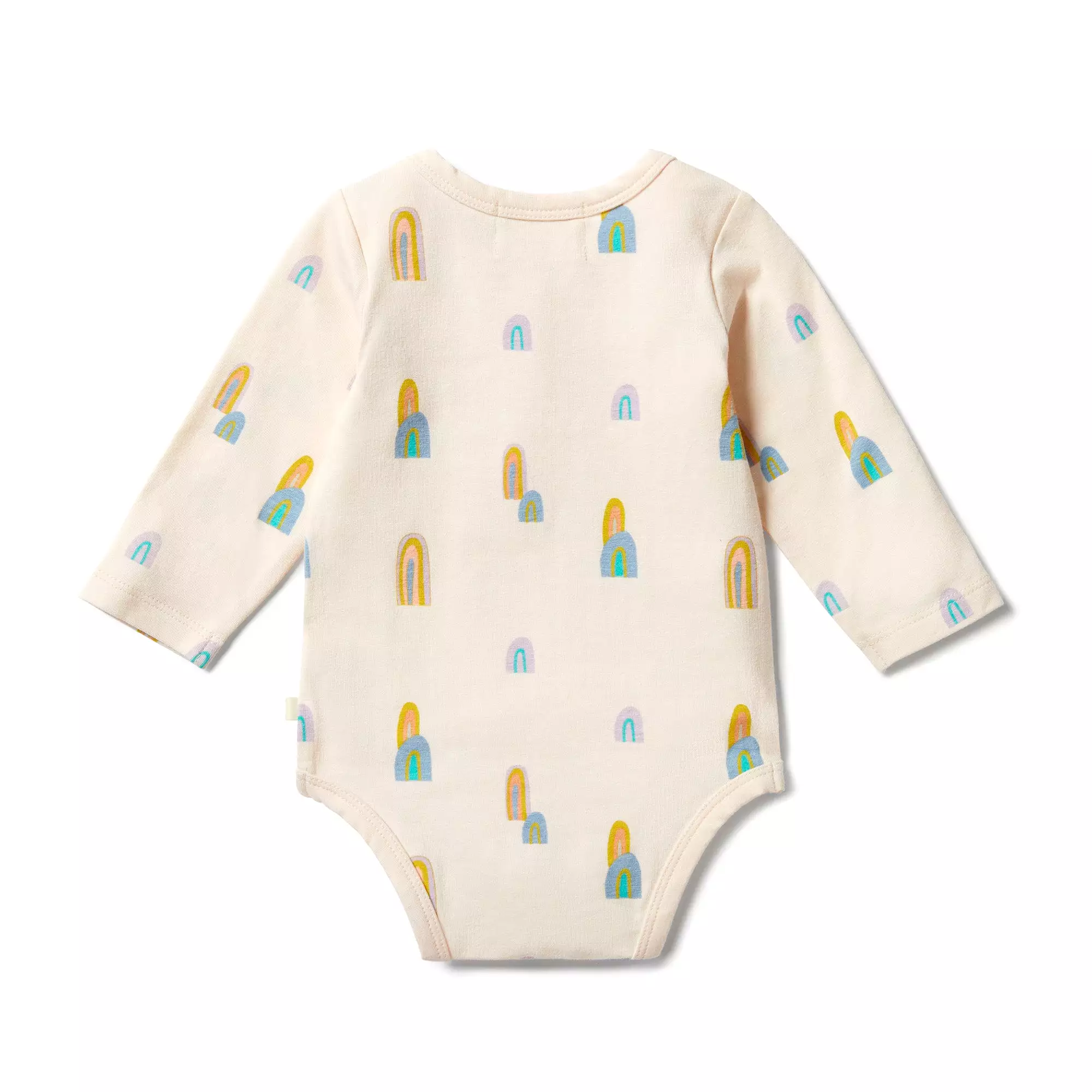 *Last of the Best* Wilson & Frenchy Organic Envelope Bodysuit - Rainbow Mountains - Size Newborn