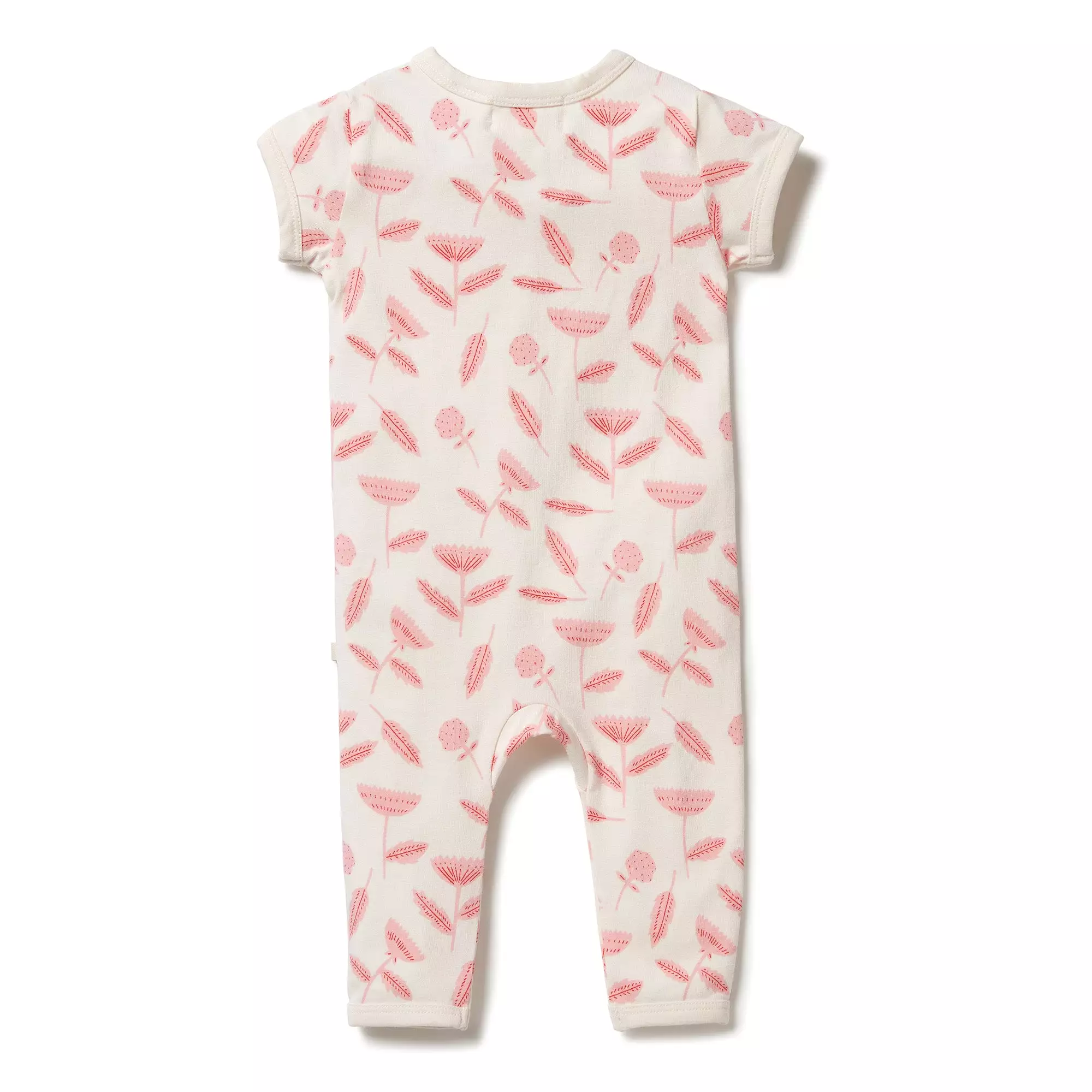 *Last Size* Wilson & Frenchy Organic Zipsuit - Billie Fleur - Newborn