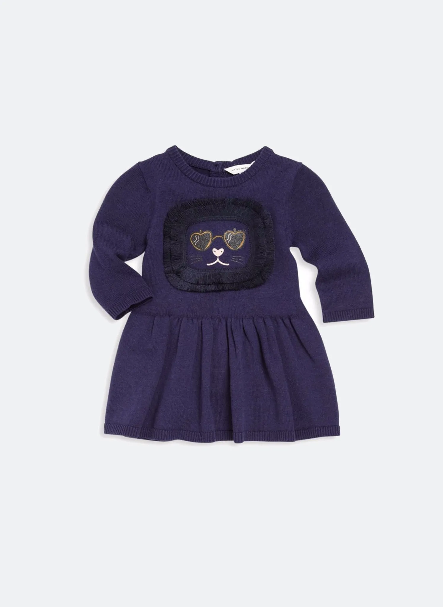 Little Marc Jacobs Baby Fancy Frange Knit Dress