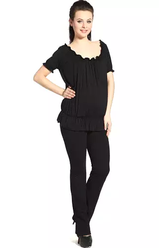 Momo Maternity Elastic-Waist Top