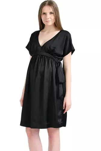 Momo Maternity Empire-Waist Dress