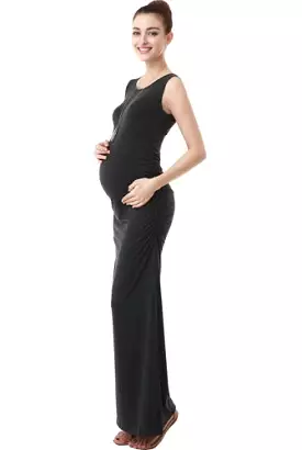 Momo Maternity Tank Column Dress