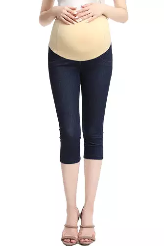 Momo Maternity Women's Capri Jeggings