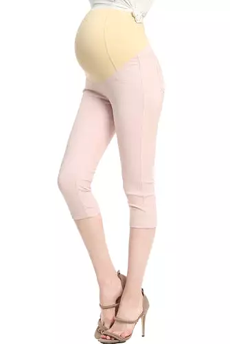 Momo Maternity Women's Capri Jeggings