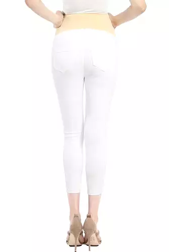 Momo Maternity Women's Cropped Jeggings