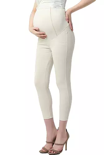 Momo Maternity Women's Cropped Jeggings