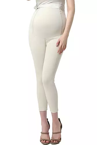 Momo Maternity Women's Cropped Jeggings