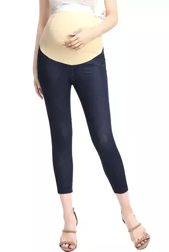 Momo Maternity Women's Cropped Jeggings