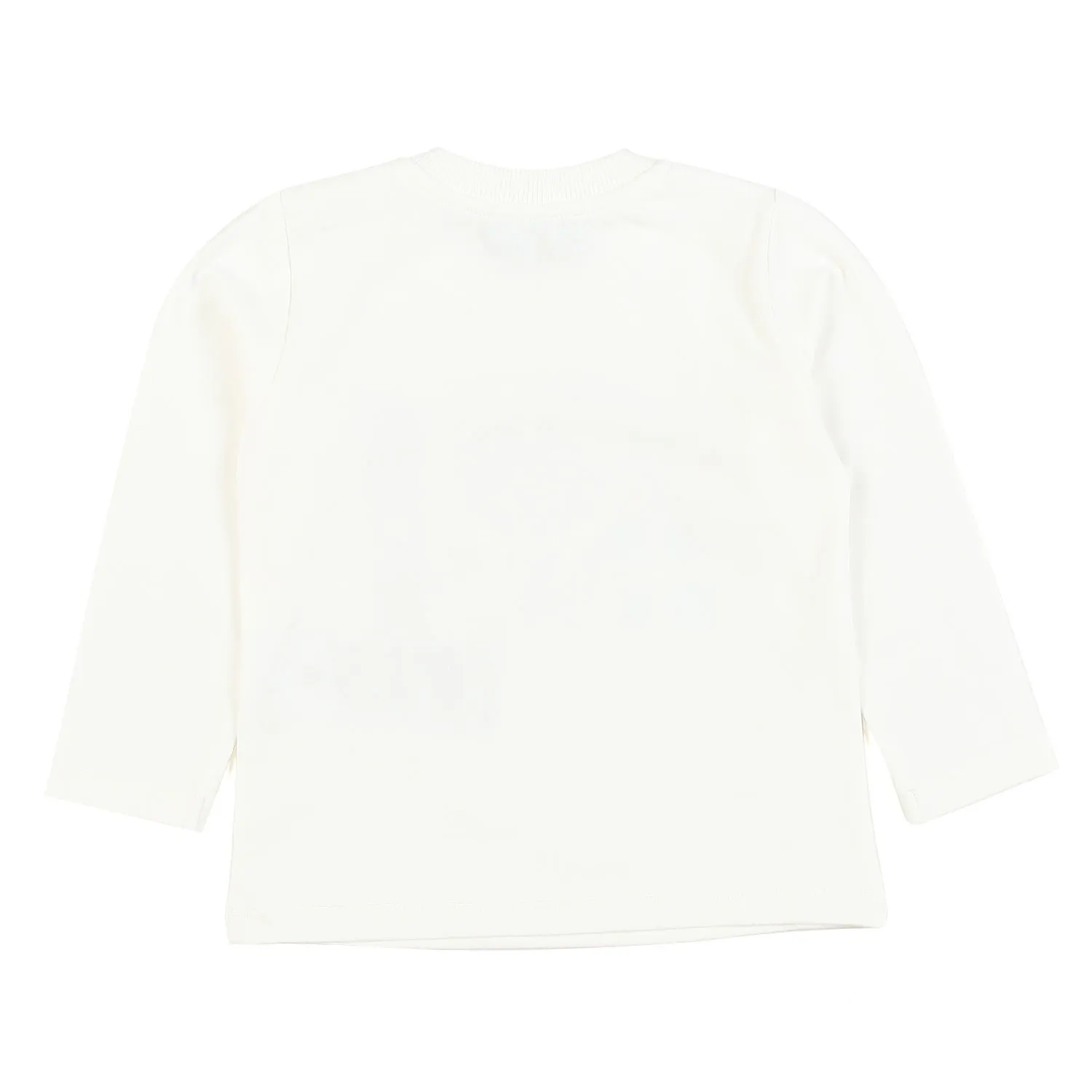 Moschino Milky White Long Sleeve Baby T-Shirt