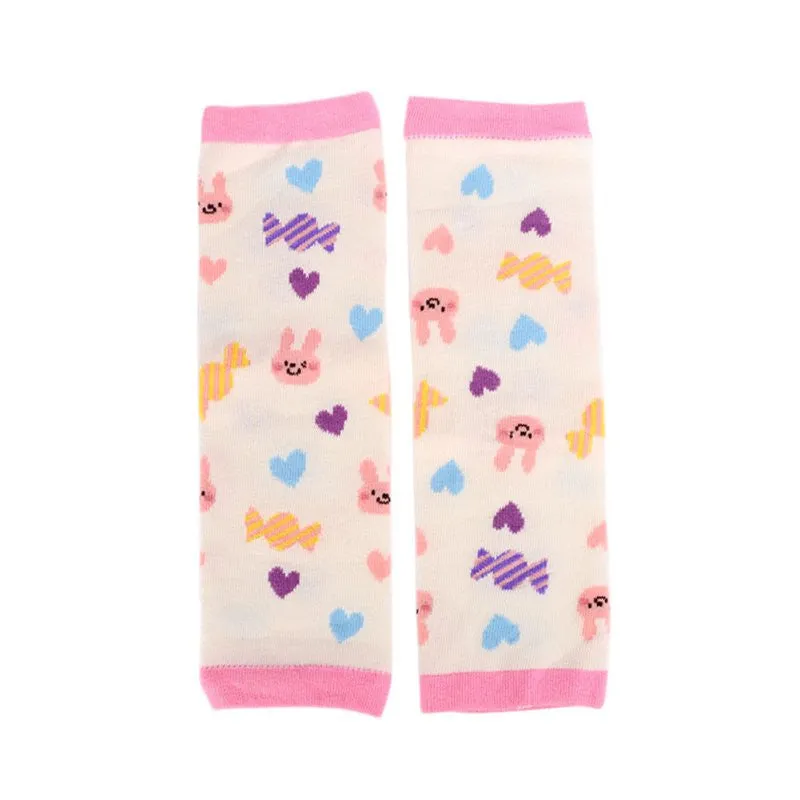 Multi-Colors Baby Girls Arm Leg Warmers Kids Sweet Patterns Socks Legging  SM6