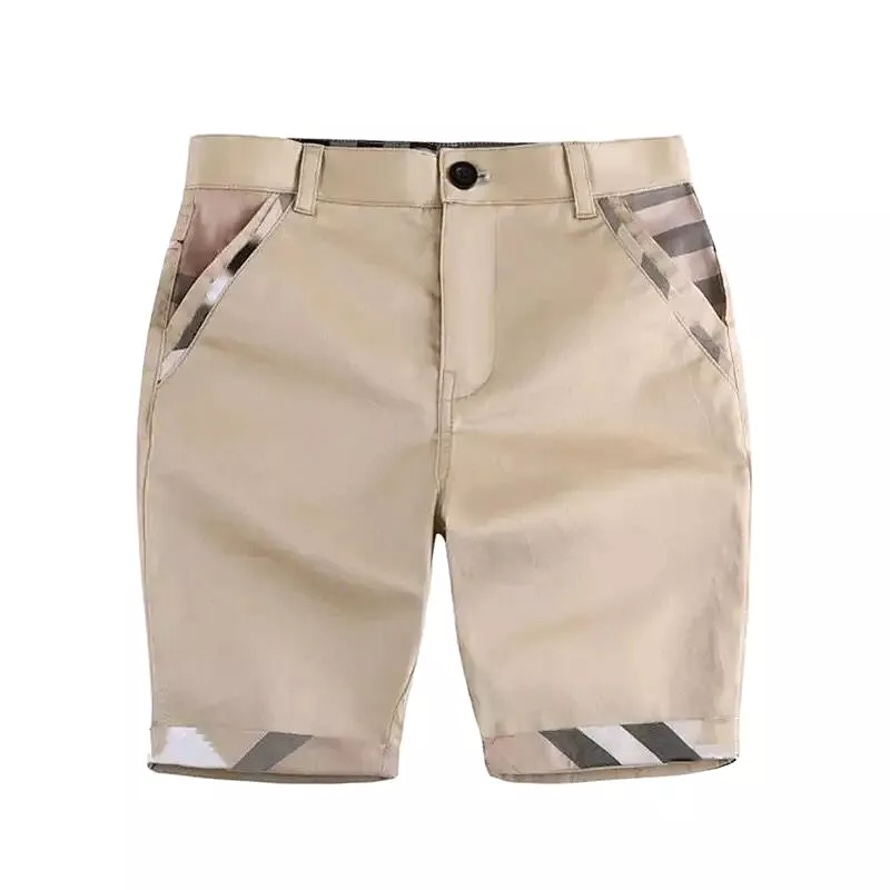 New Boy Shorts Summer Cotton Baby Casual Pants Plaid Fashion Boys Short Pants Children Clothing S4609029