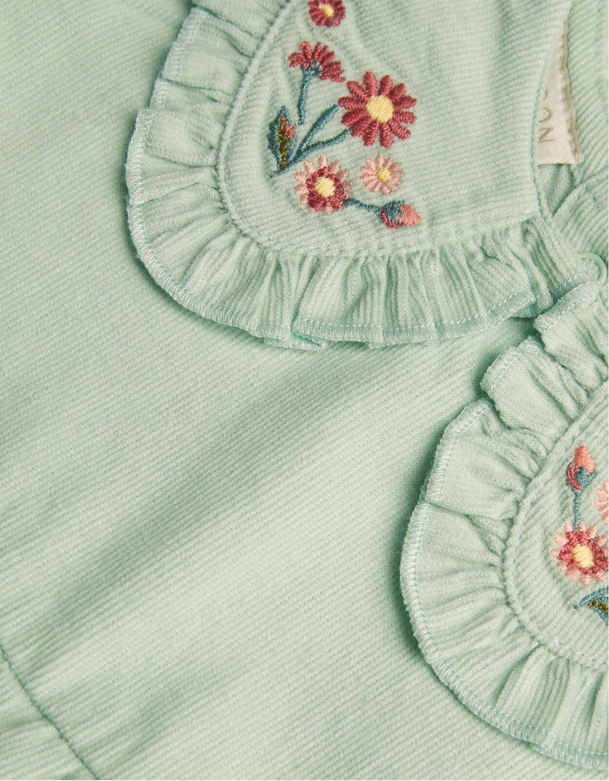 Newborn Cord Romper  Green