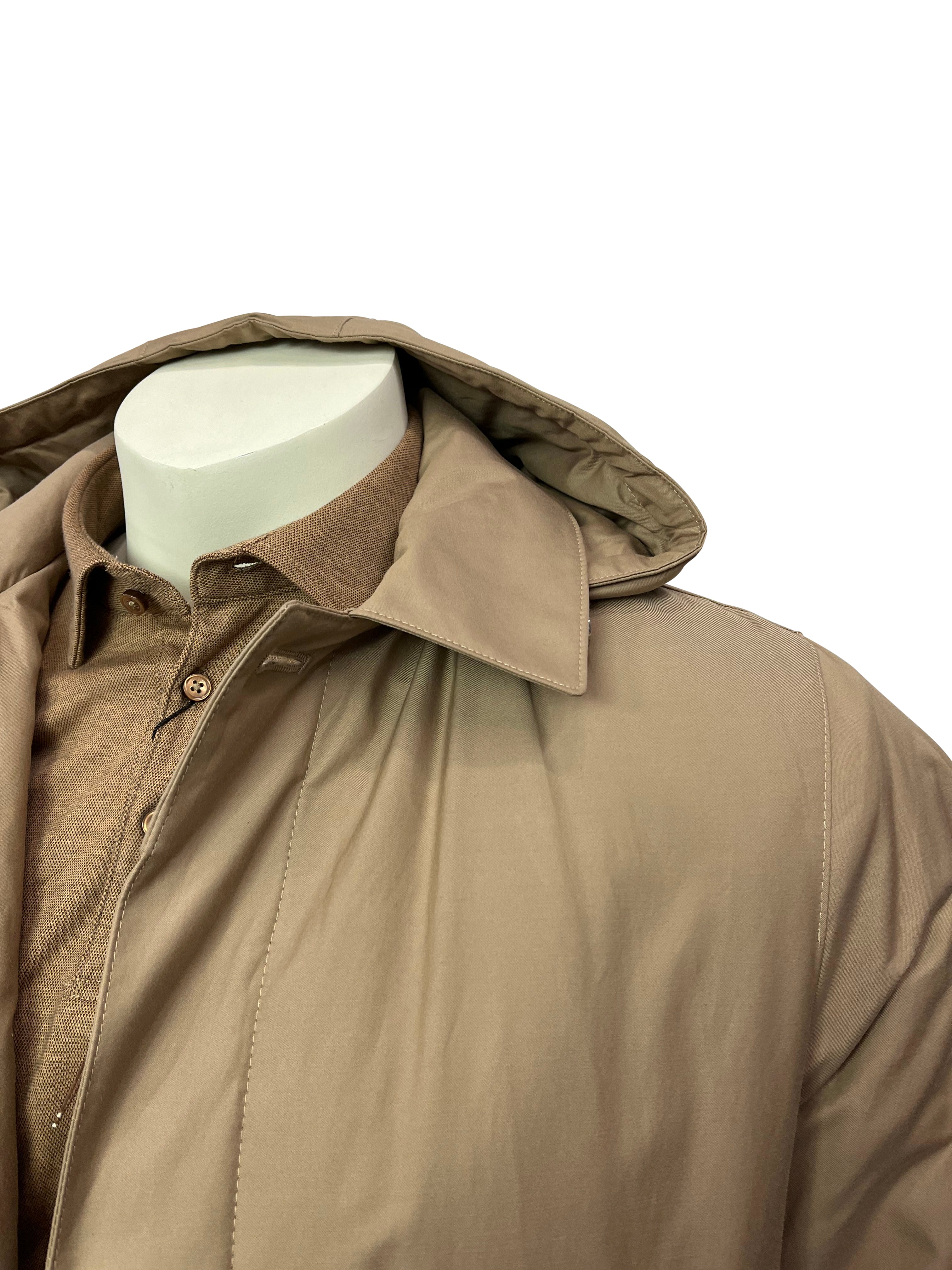 Pal Zileri Men's Technical Padded Parka - BROWN