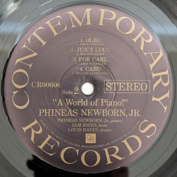 Phineas Newborn Jr. ~ A World Of Piano!