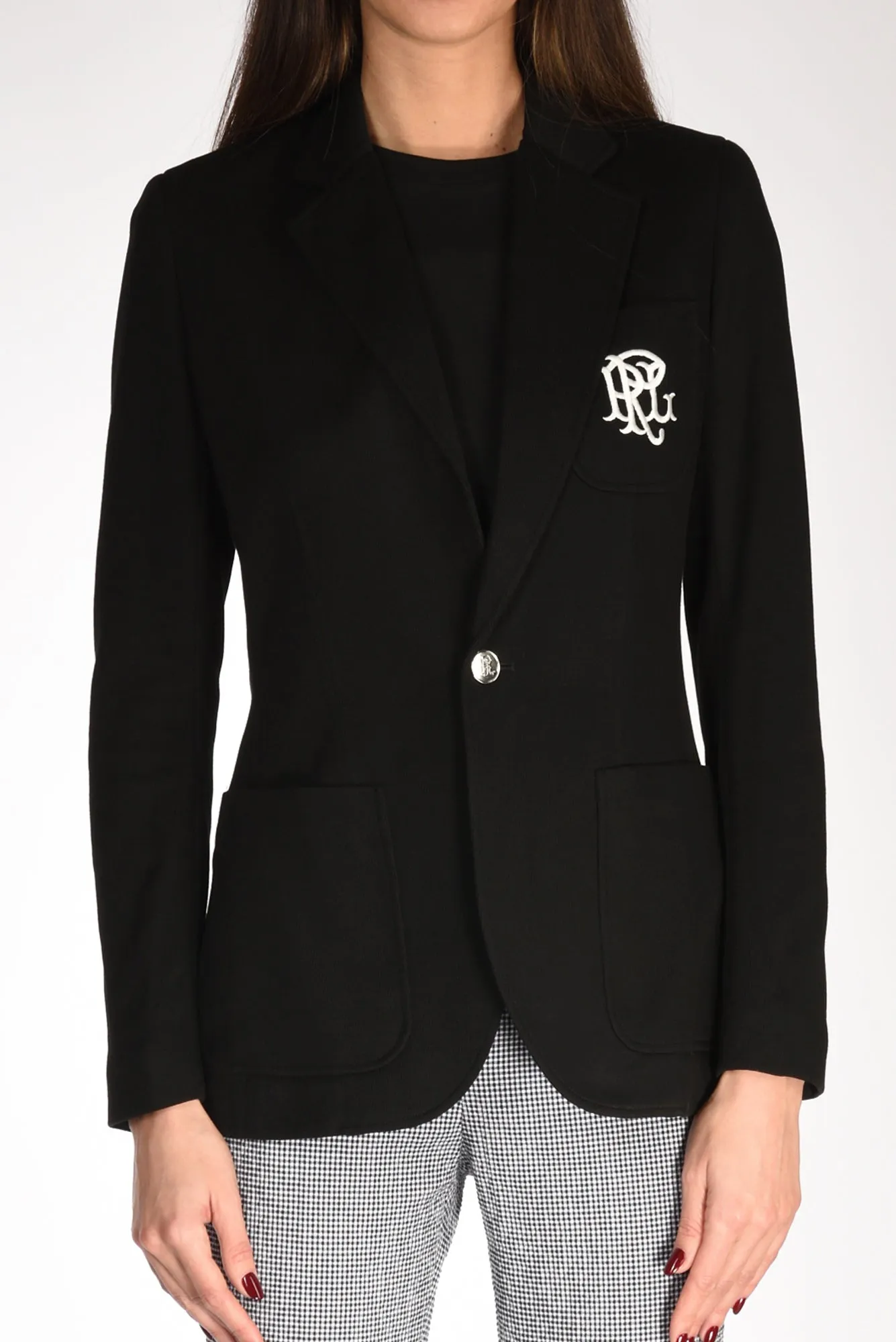 Polo Ralph Lauren Blazer Jaquard Nero Donna