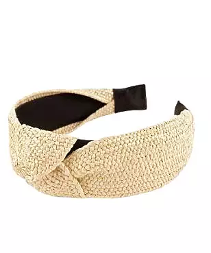 Rattan Headband - Ivory