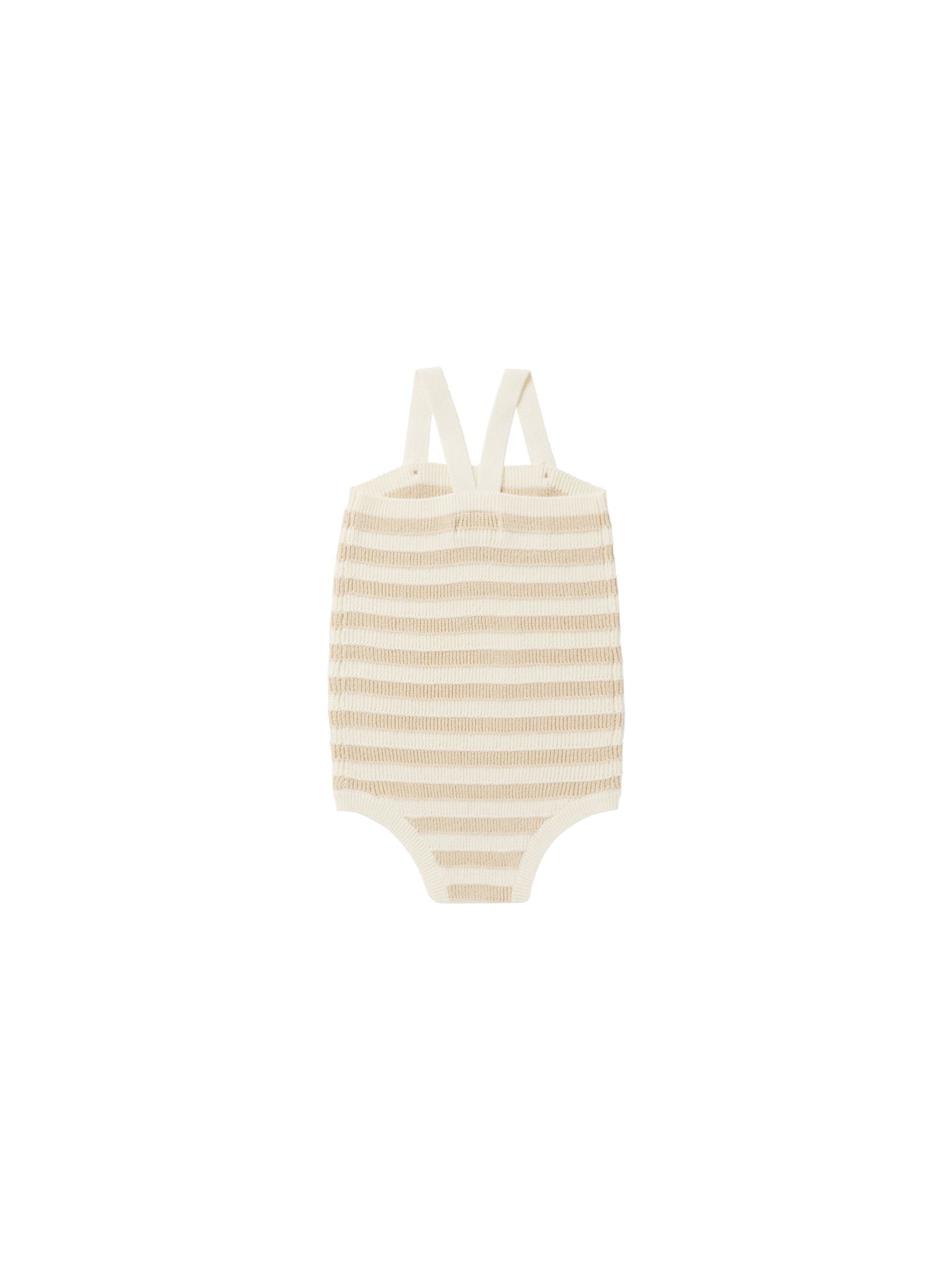 Rylee & Cru - Sand Stripe Knit Baby Romper