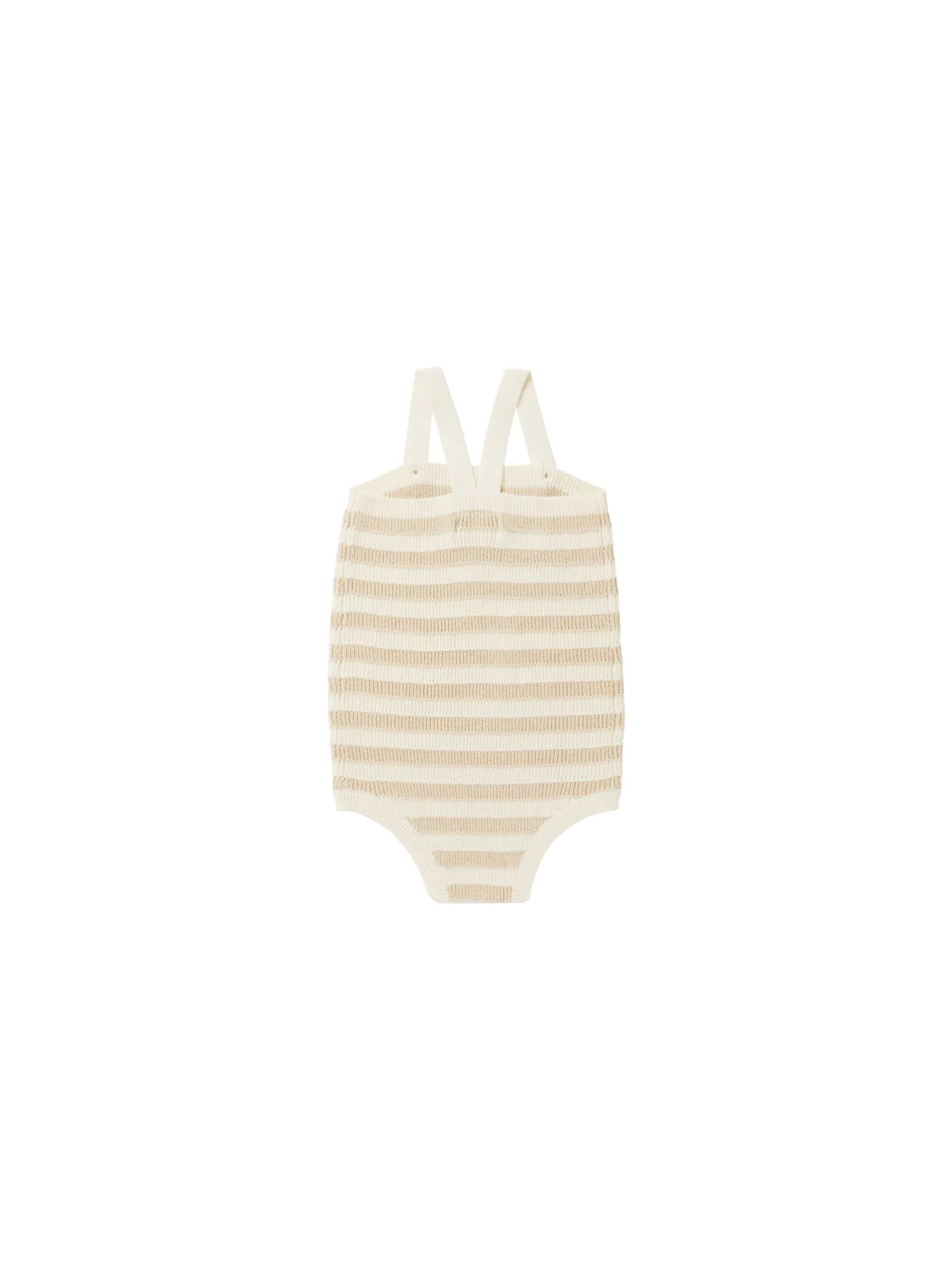 Rylee & Cru - Sand Stripe Knit Baby Romper