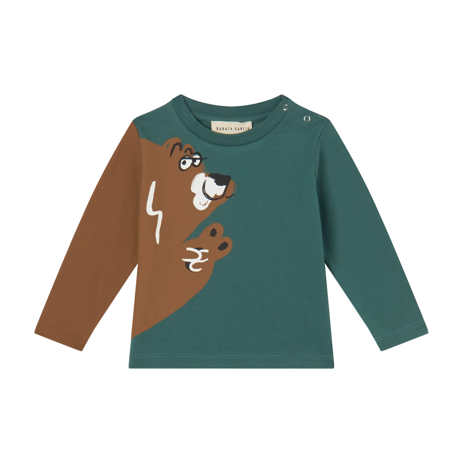 Stella McCartney Baby Boy  LS Tee w/ Hiding Bear Print