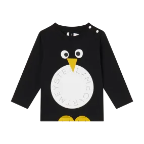 Stella McCartney Baby Boy LS Tee w/ Penguin Logo Disc Print