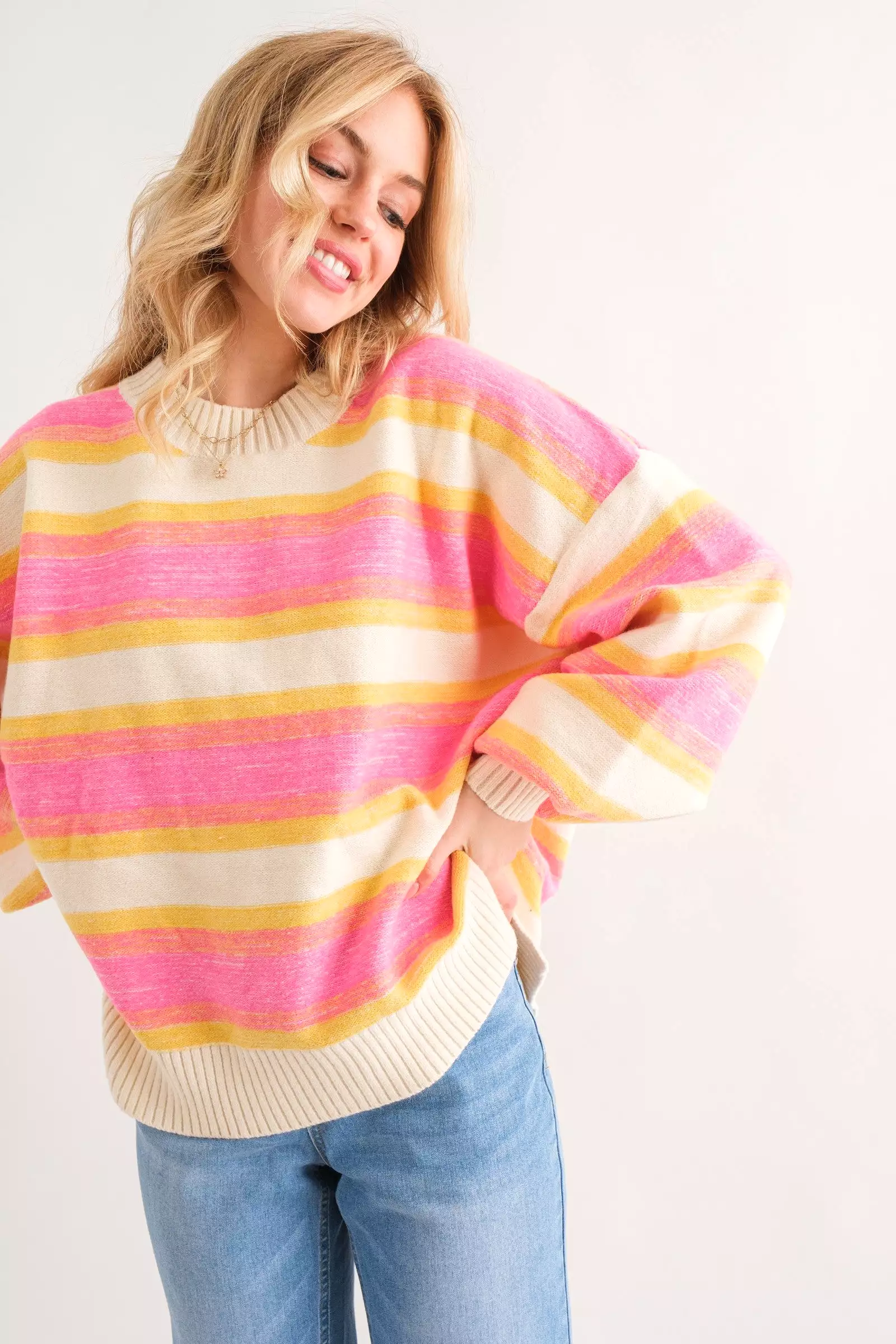 The Rosemary Striped Sweater