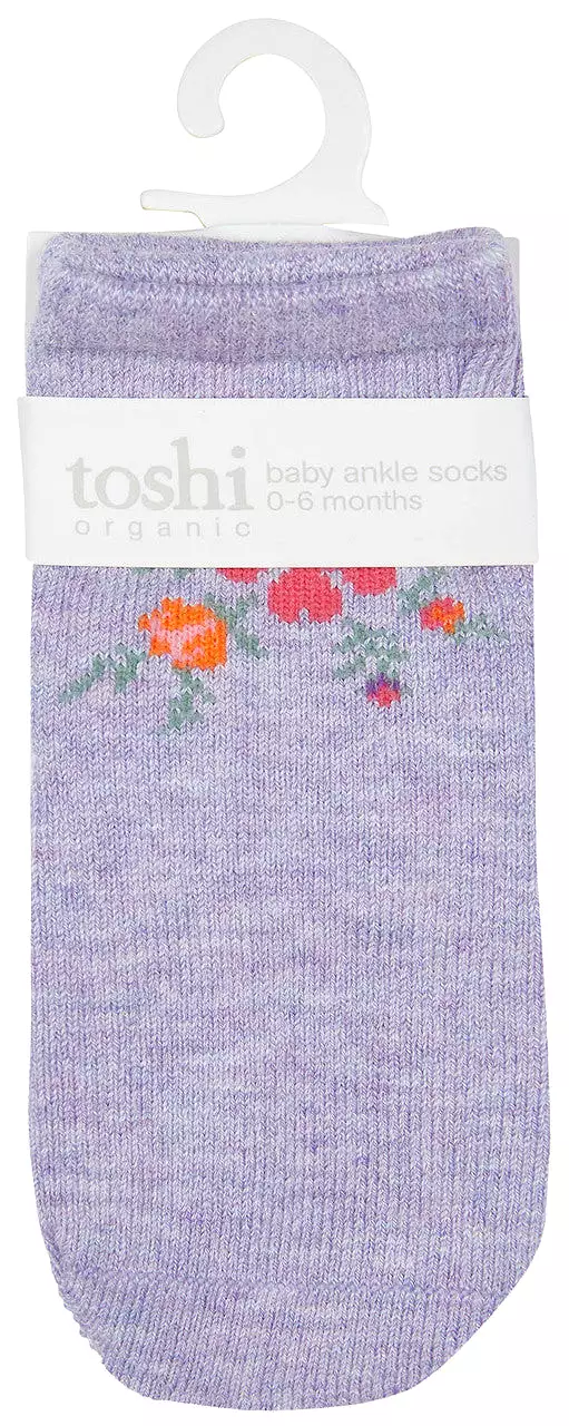 Toshi Organic Baby Socks Jacquard LOUISA