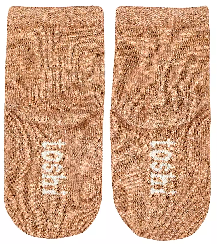 Toshi Organic Baby Socks Jacquard PUPPY