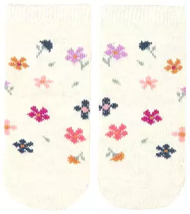 Toshi Organic Baby Socks Jacquard WILDFLOWERS