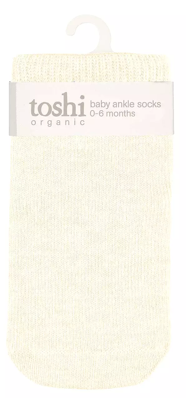 Toshi Organic Socks Ankle Dreamtime - Feather