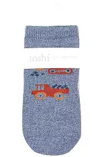 Toshi Organic Socks Ankle Jacquard - Big Diggers