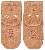 Toshi Organic Socks Ankle Jacquard - Maple Leaves