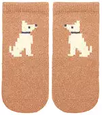 Toshi Organic Socks Ankle Jacquard - Puppy