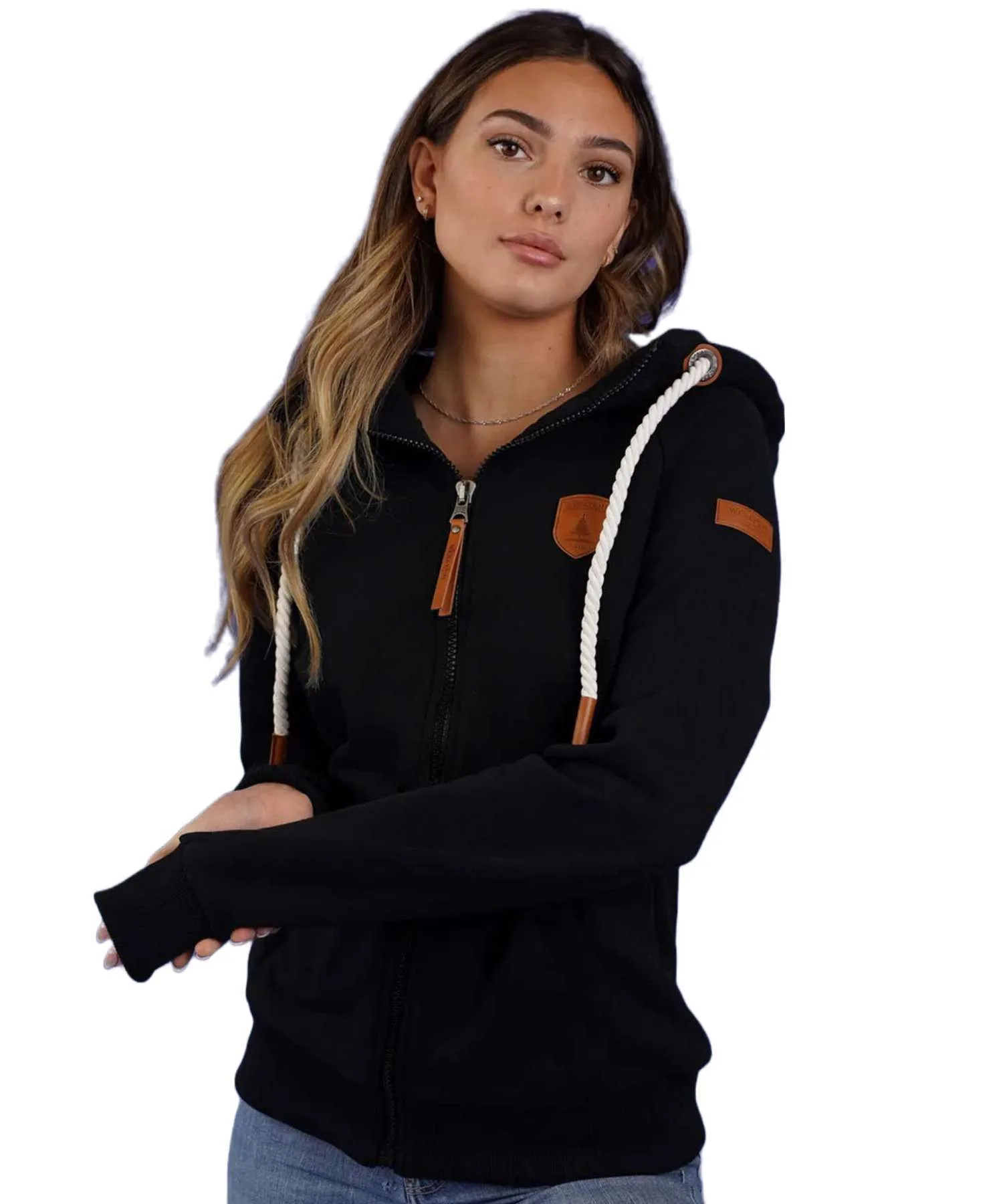 Wanakome Women’s Hera Hoodie – Black