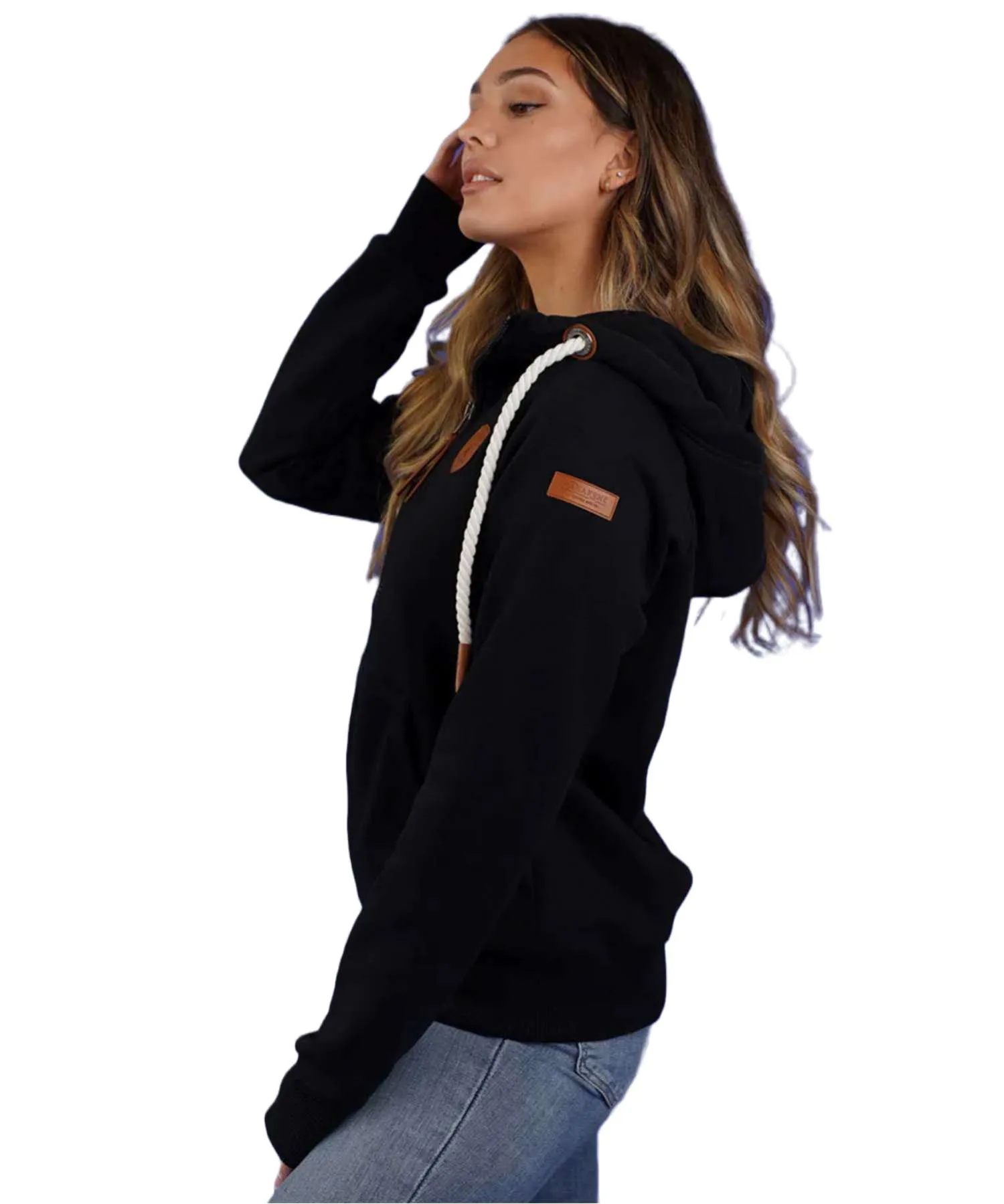 Wanakome Women’s Hera Hoodie – Black